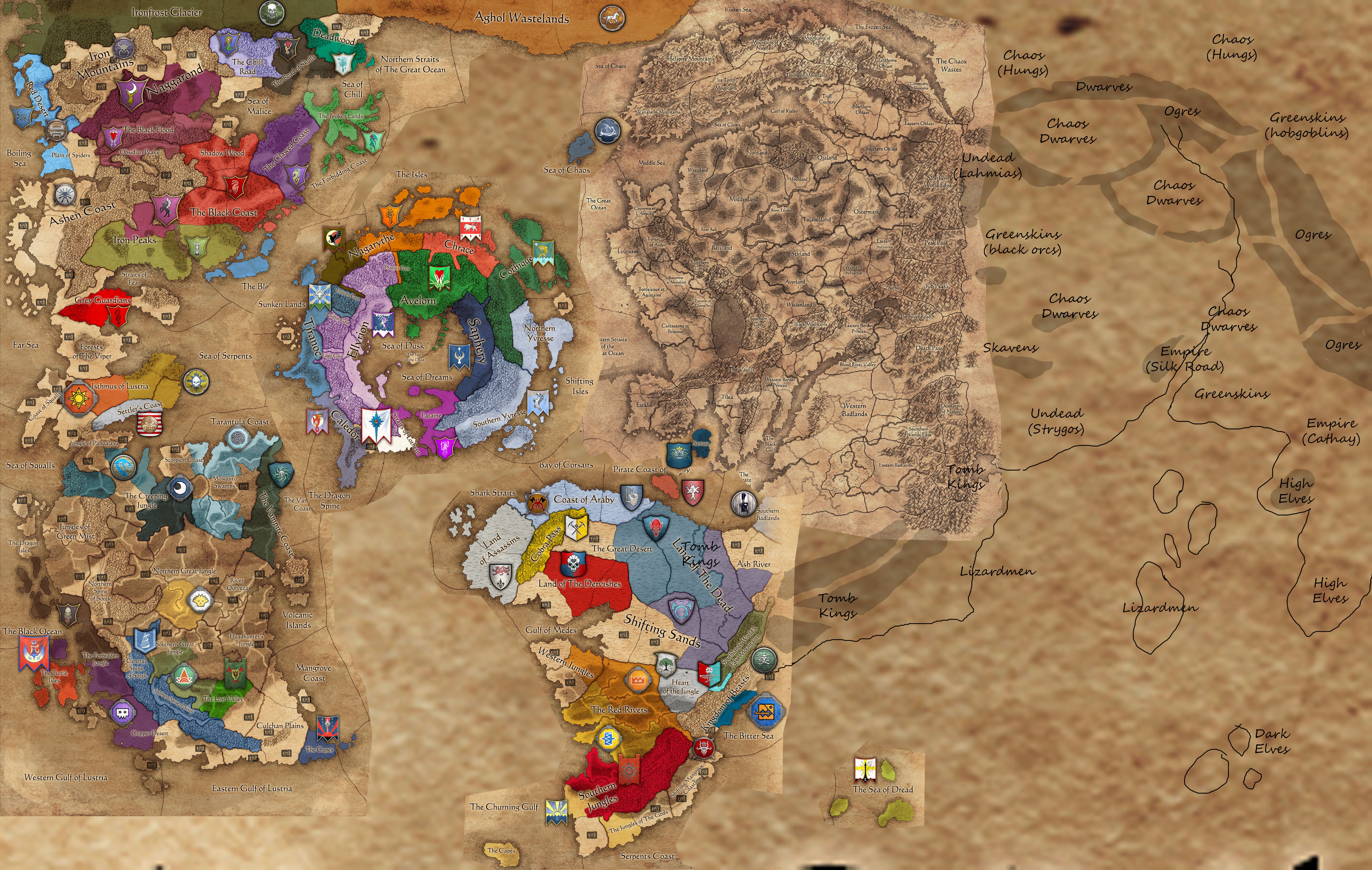 total warhammer 2 map